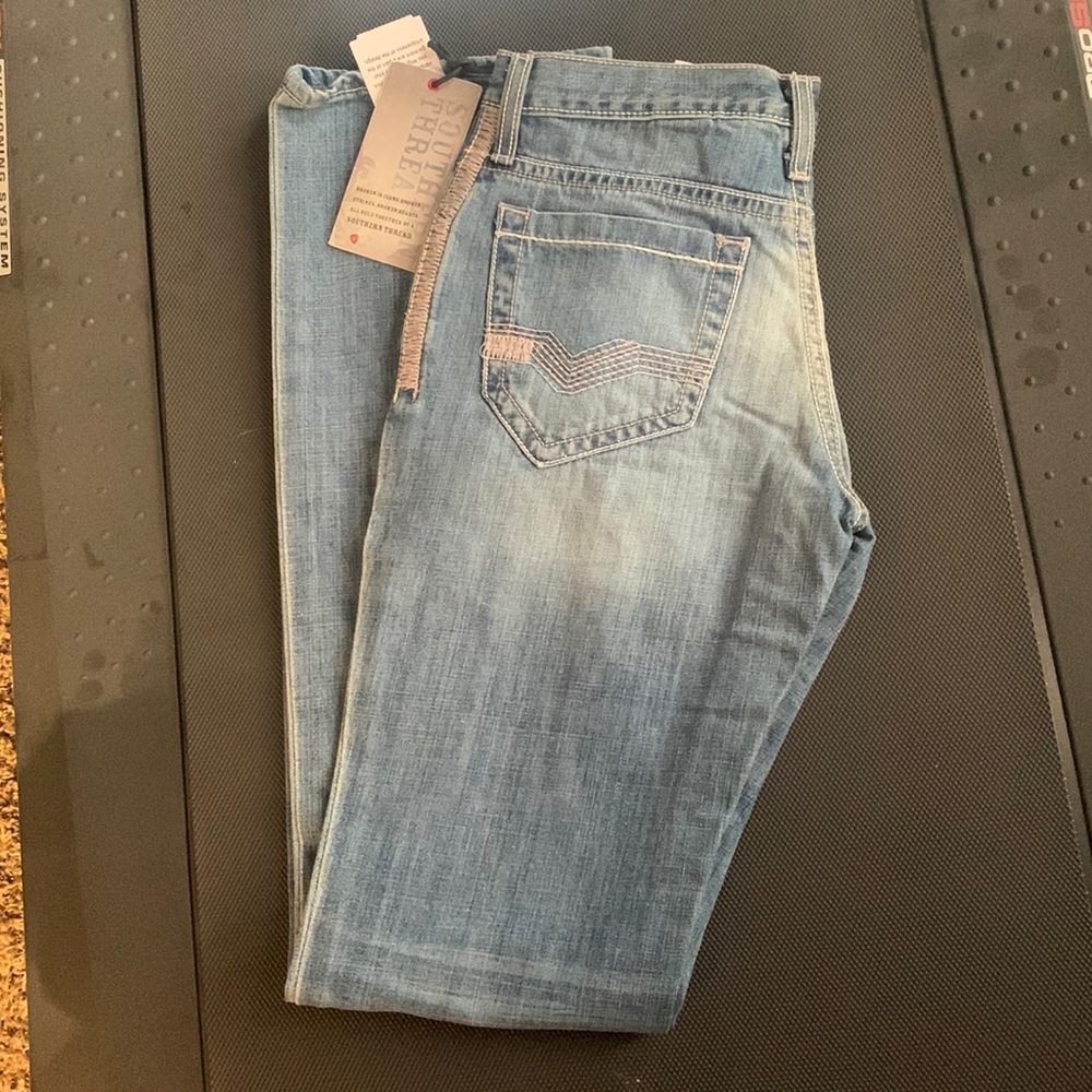 Men’s southern tread denim jeans extra long